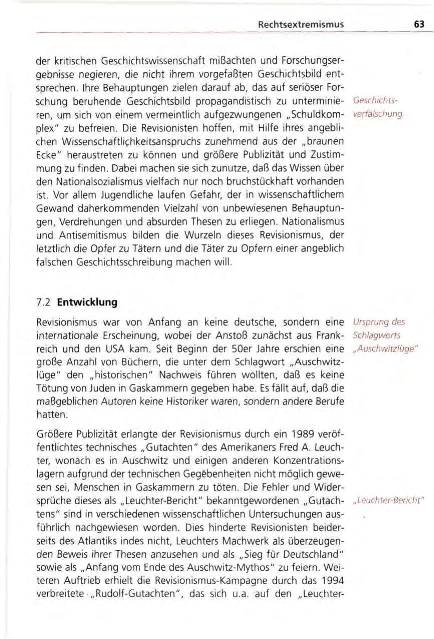Seite 63 des Verfassungsschutzbericht 1996 Bayern