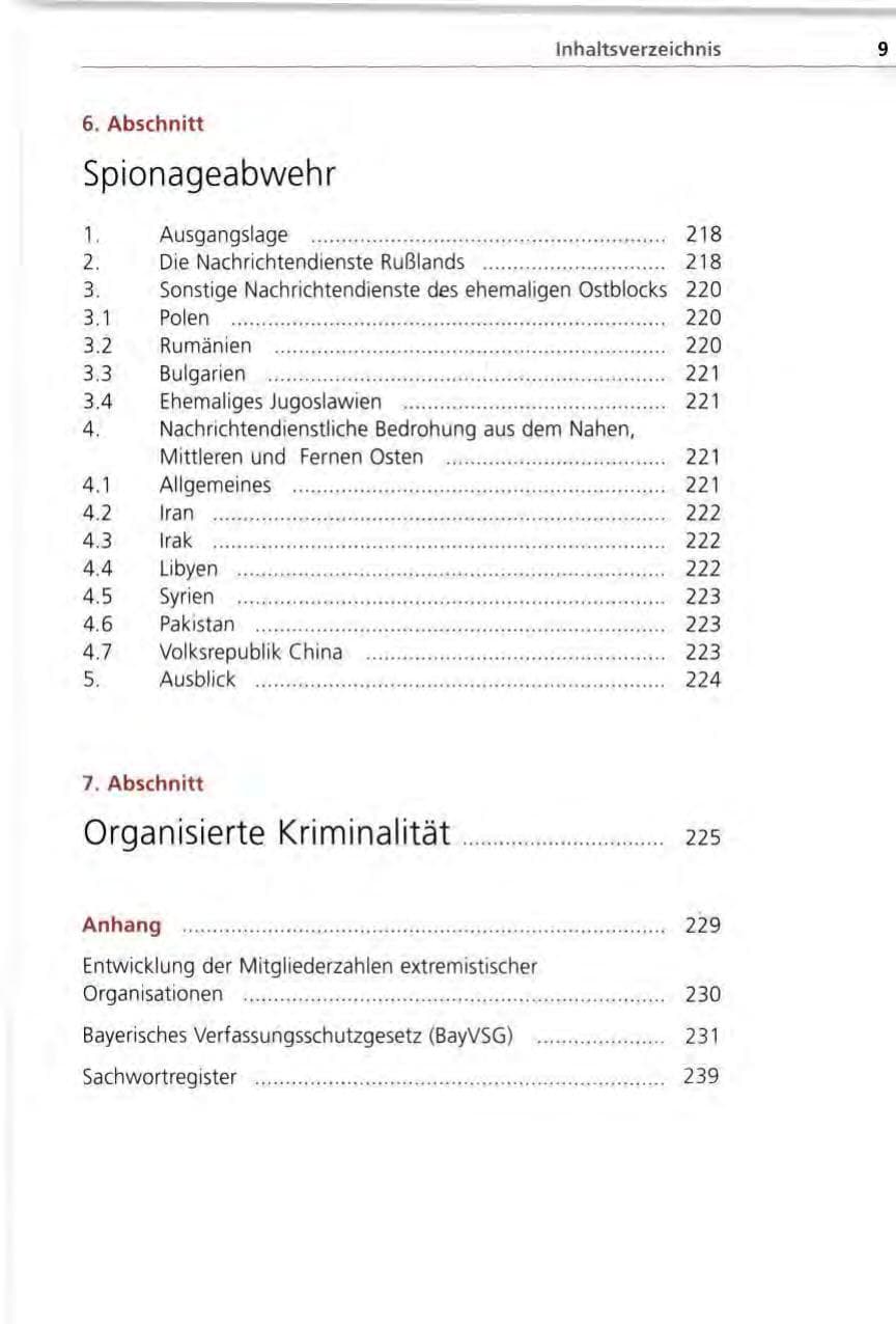 Seite 9 des Verfassungsschutzbericht 1996 Bayern