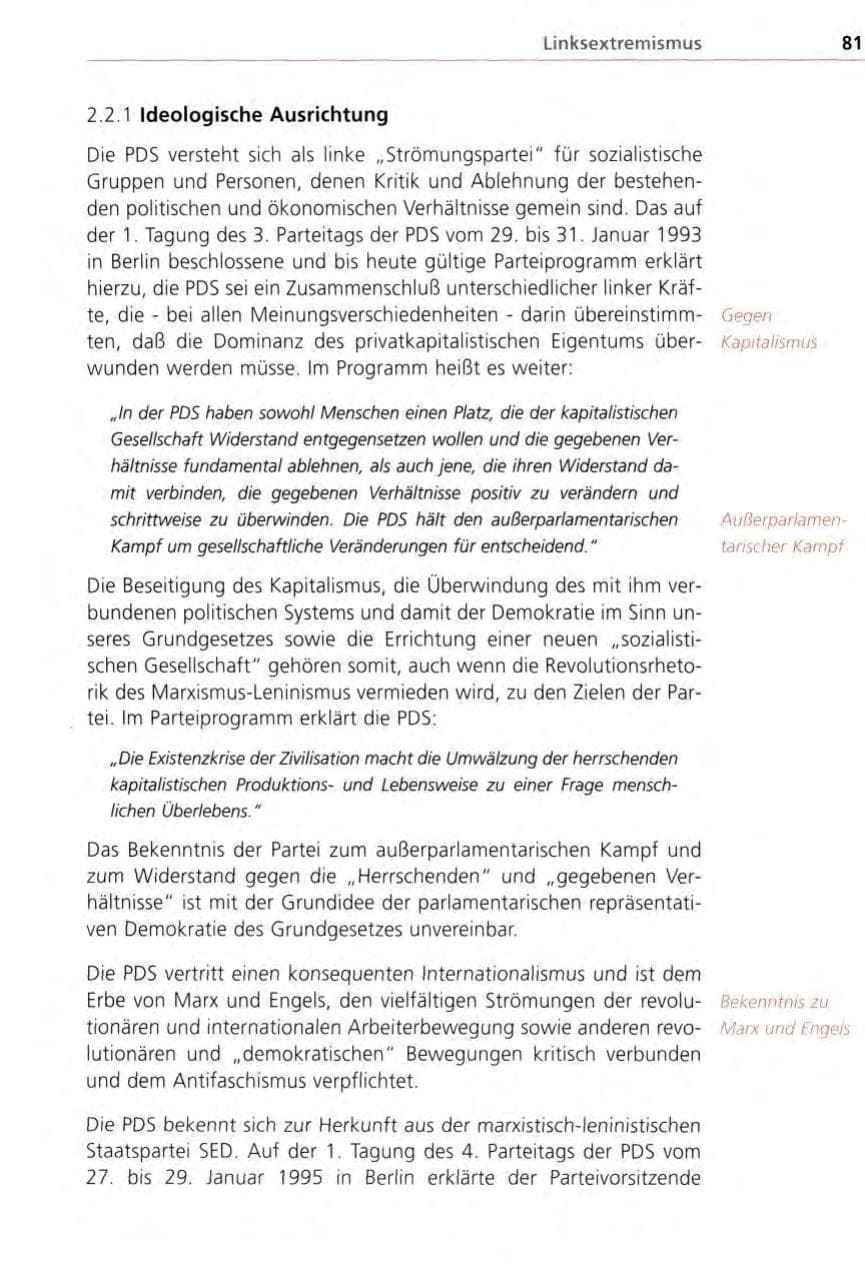 Seite 81 des Verfassungsschutzbericht 1996 Bayern