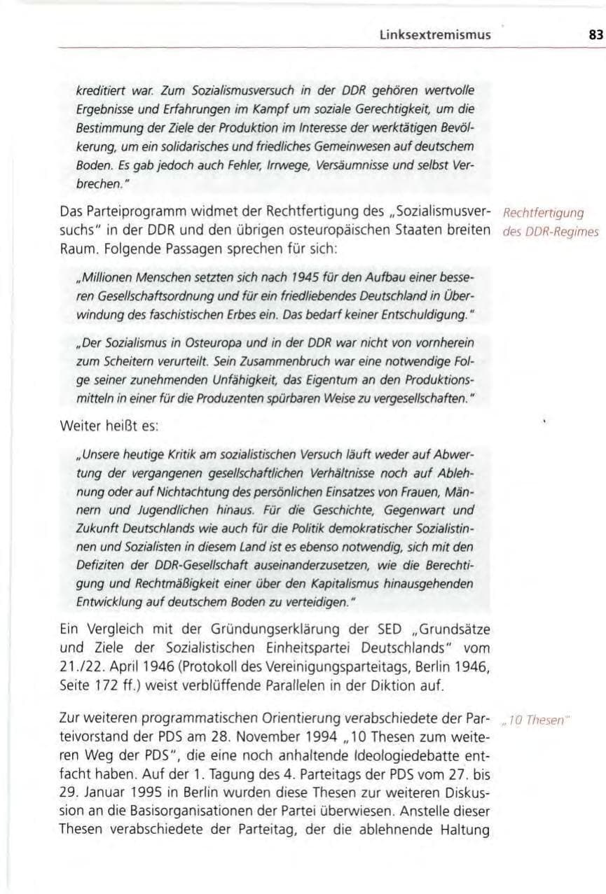 Seite 83 des Verfassungsschutzbericht 1996 Bayern