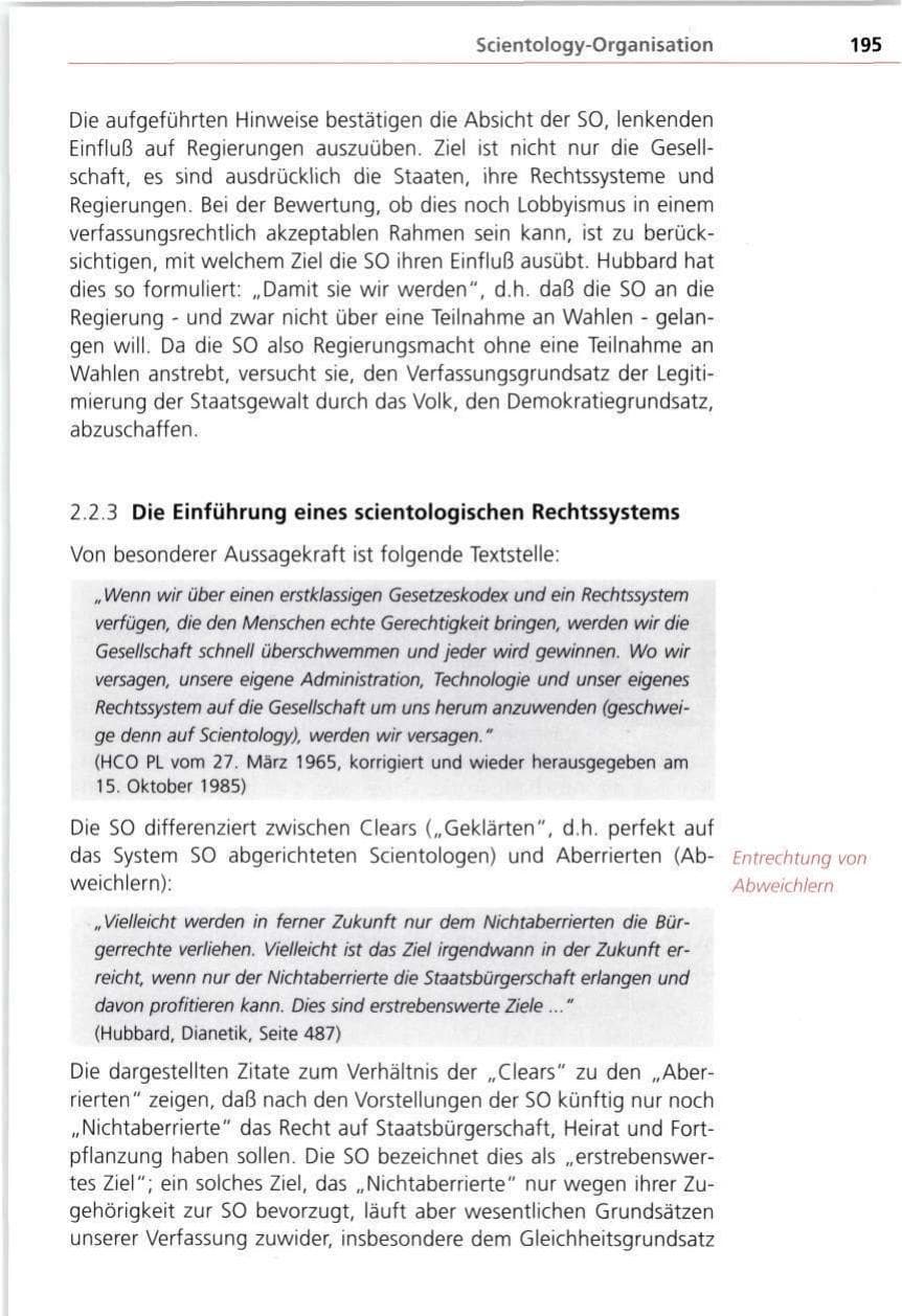 Seite 195 des Verfassungsschutzbericht 1997 Bayern