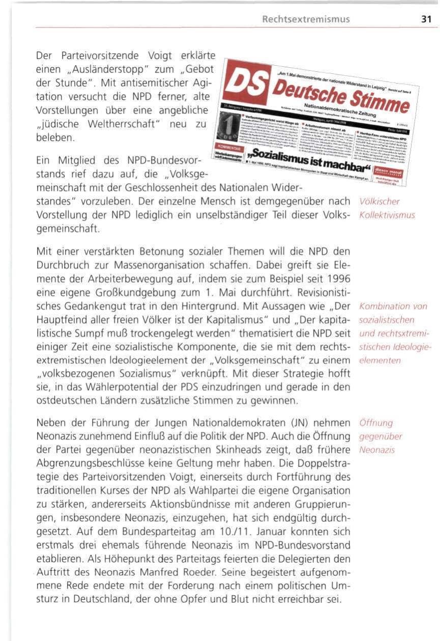 Seite 31 des Verfassungsschutzbericht 1998 Bayern