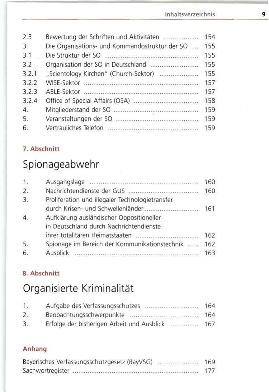 Seite 9 des Verfassungsschutzbericht 1998 Bayern