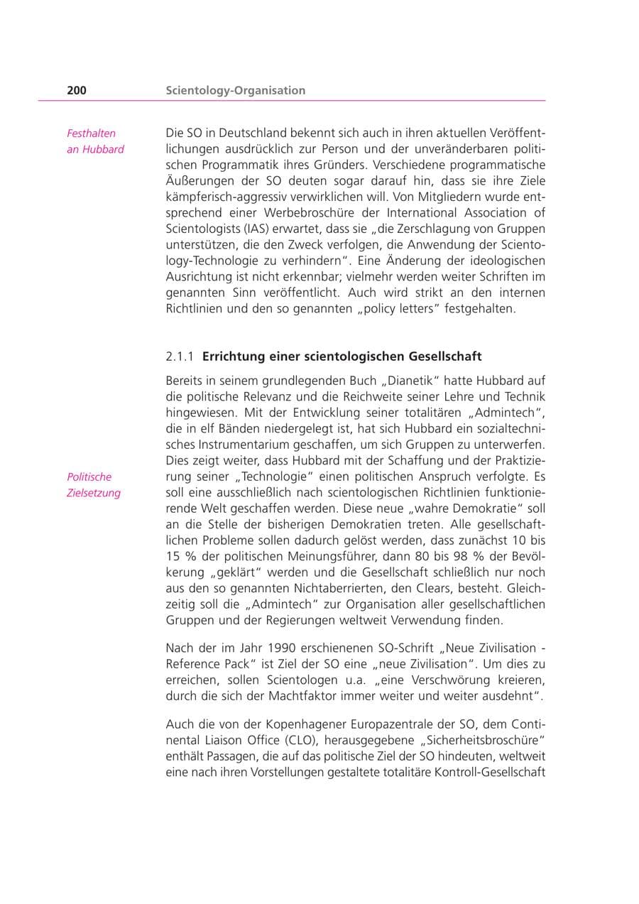 Seite 200 des Verfassungsschutzbericht 2000 Bayern