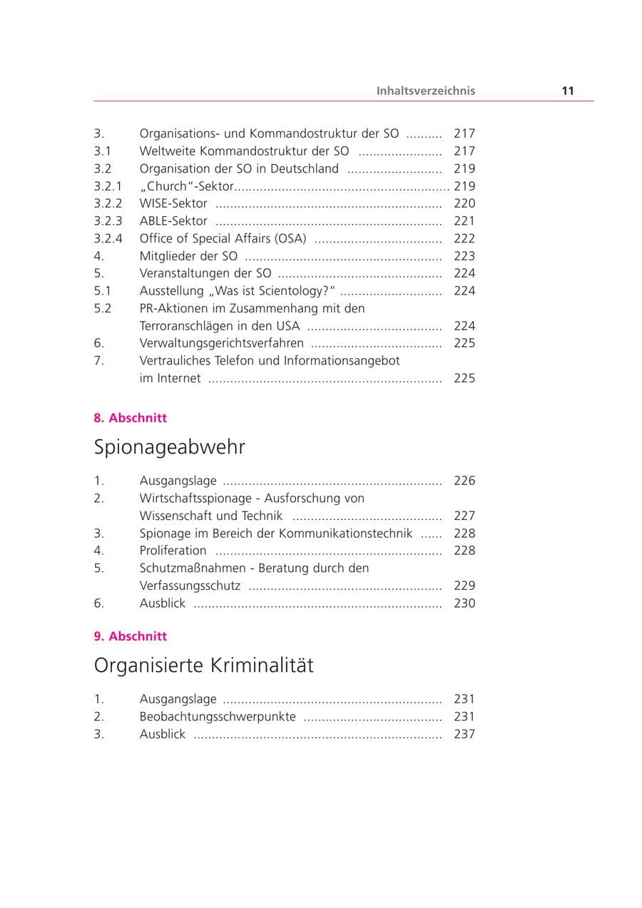 Seite 12 des Verfassungsschutzbericht 2001 Bayern