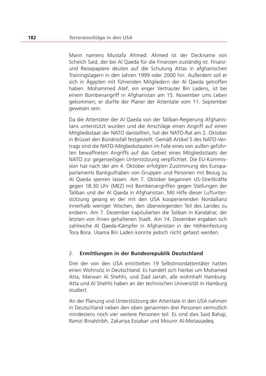 Seite 183 des Verfassungsschutzbericht 2001 Bayern
