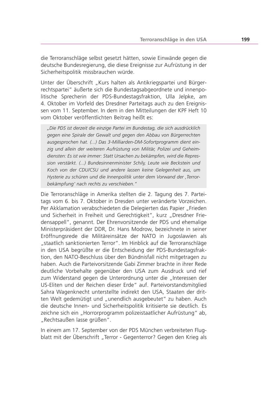 Seite 200 des Verfassungsschutzbericht 2001 Bayern