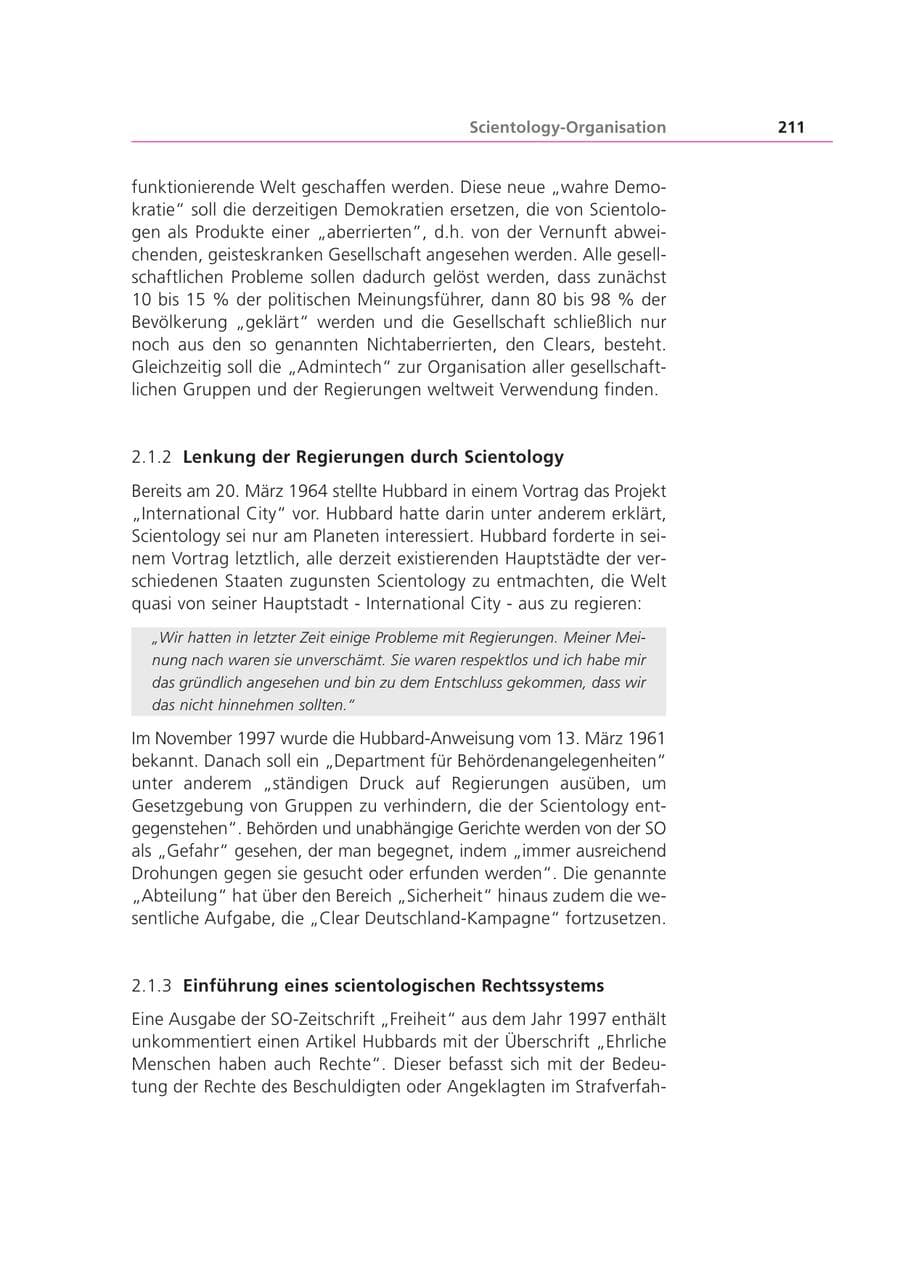 Seite 212 des Verfassungsschutzbericht 2001 Bayern