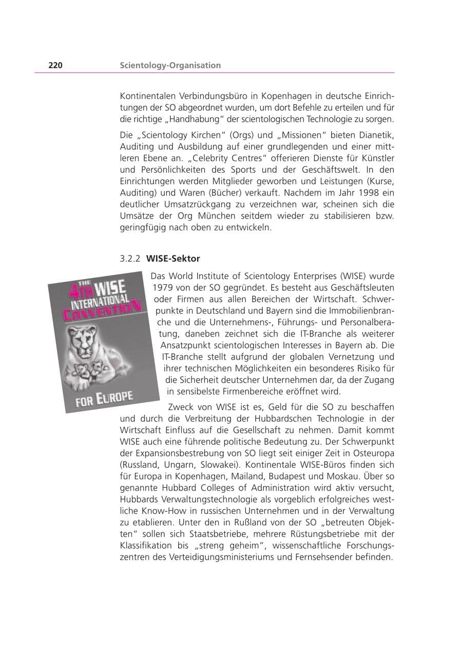 Seite 221 des Verfassungsschutzbericht 2001 Bayern