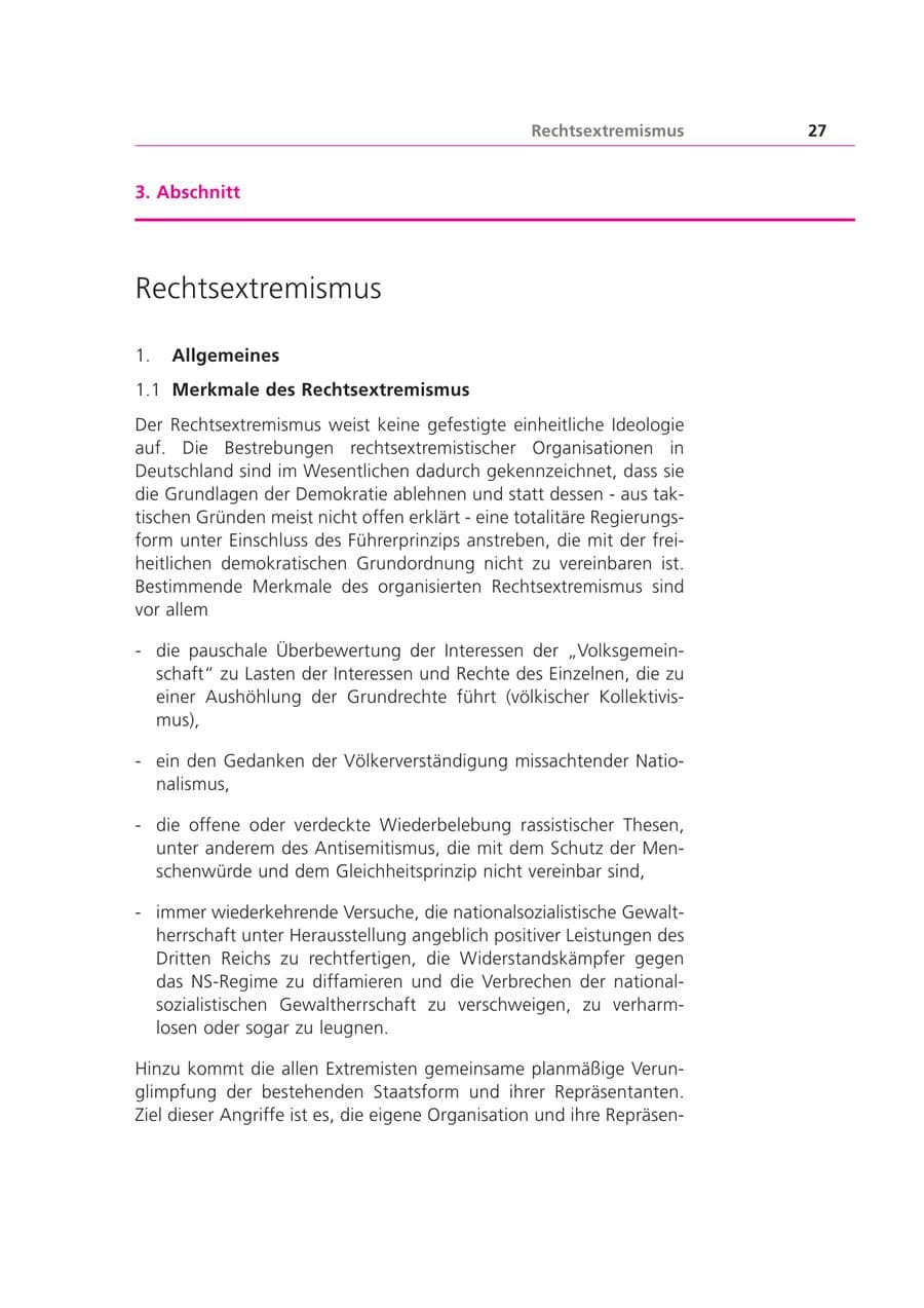 Seite 28 des Verfassungsschutzbericht 2001 Bayern