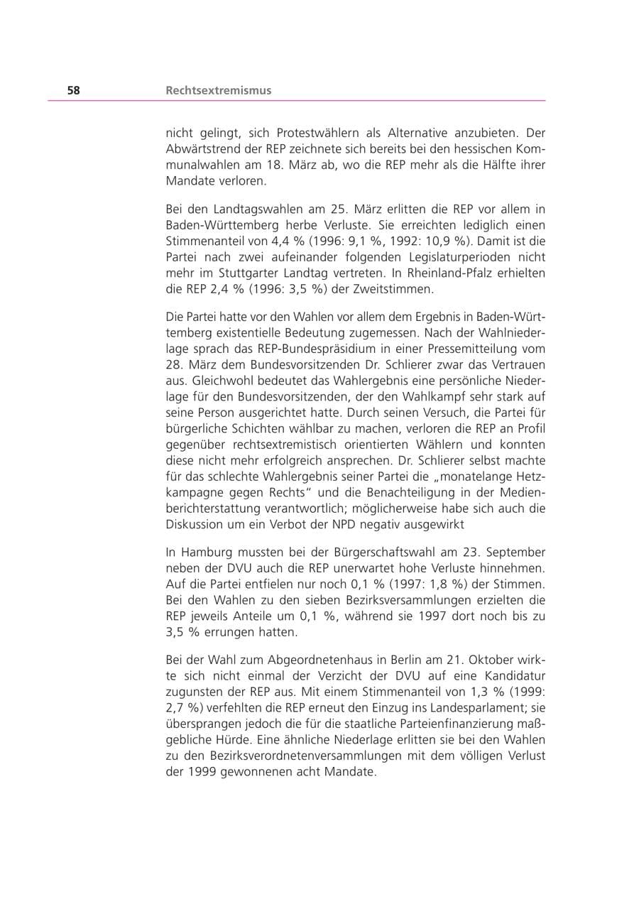 Seite 59 des Verfassungsschutzbericht 2001 Bayern