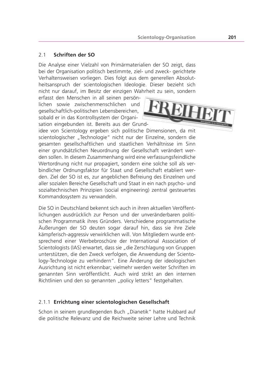 Seite 201 des Verfassungsschutzbericht 2002 Bayern