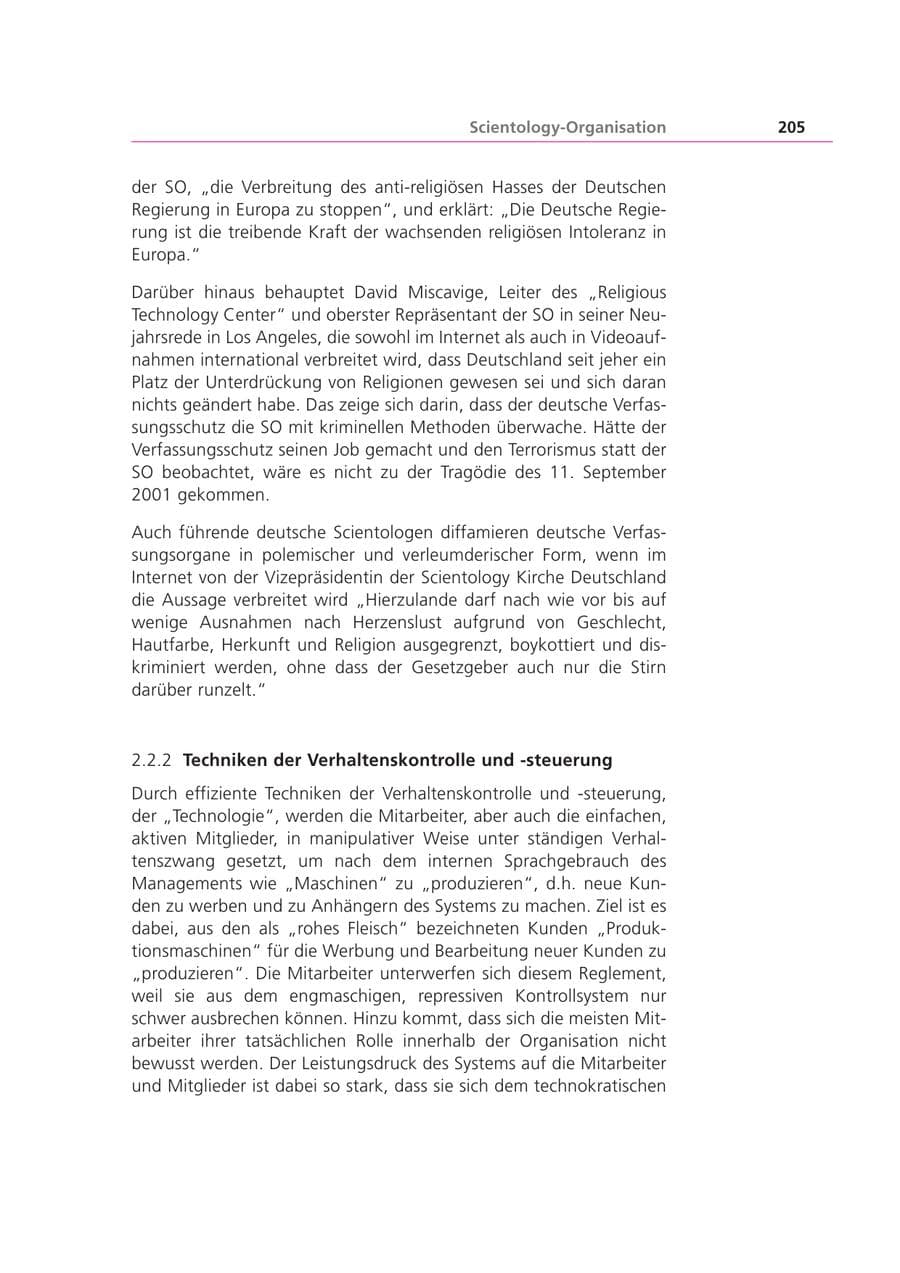Seite 205 des Verfassungsschutzbericht 2002 Bayern