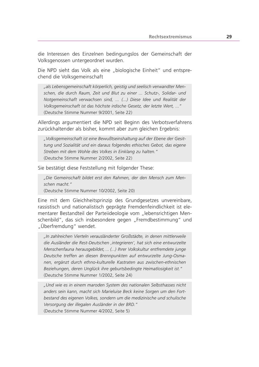 Seite 29 des Verfassungsschutzbericht 2002 Bayern
