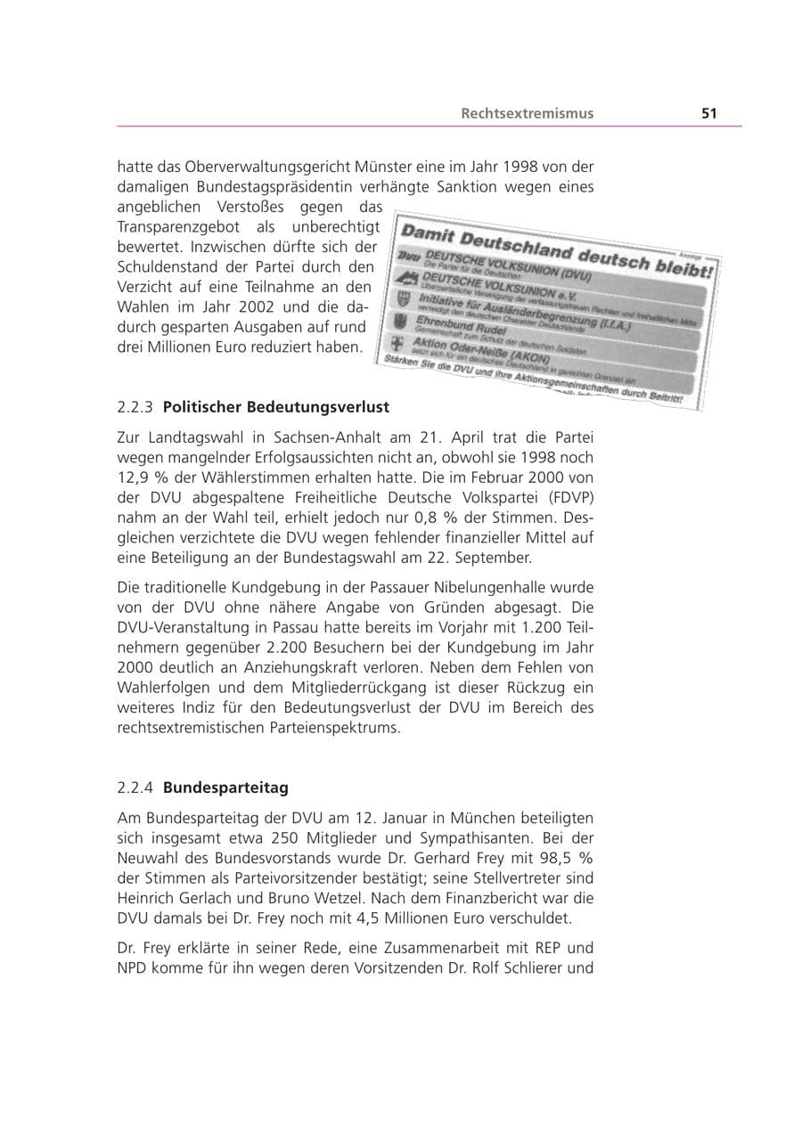 Seite 51 des Verfassungsschutzbericht 2002 Bayern