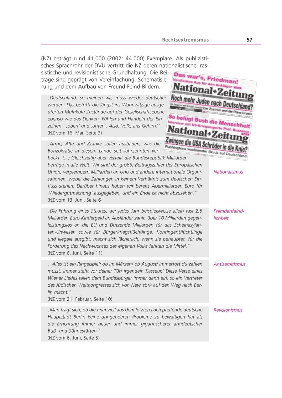 Seite 57 des Verfassungsschutzbericht 2003 Bayern