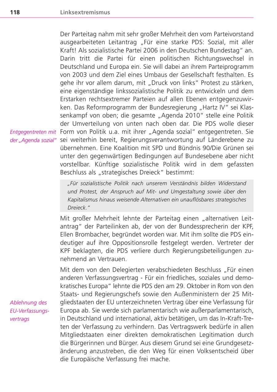 Seite 118 des Verfassungsschutzbericht 2004 Bayern
