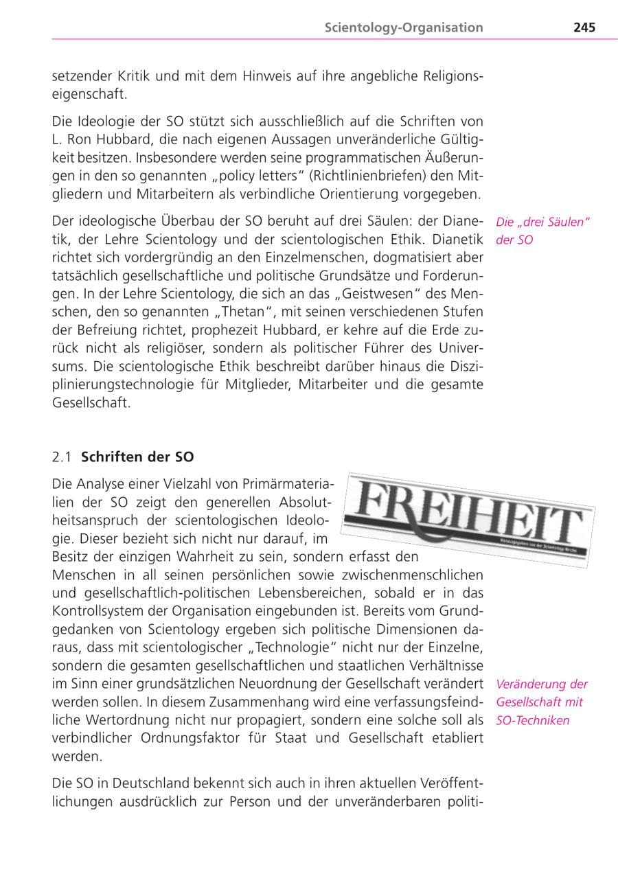 Seite 245 des Verfassungsschutzbericht 2004 Bayern