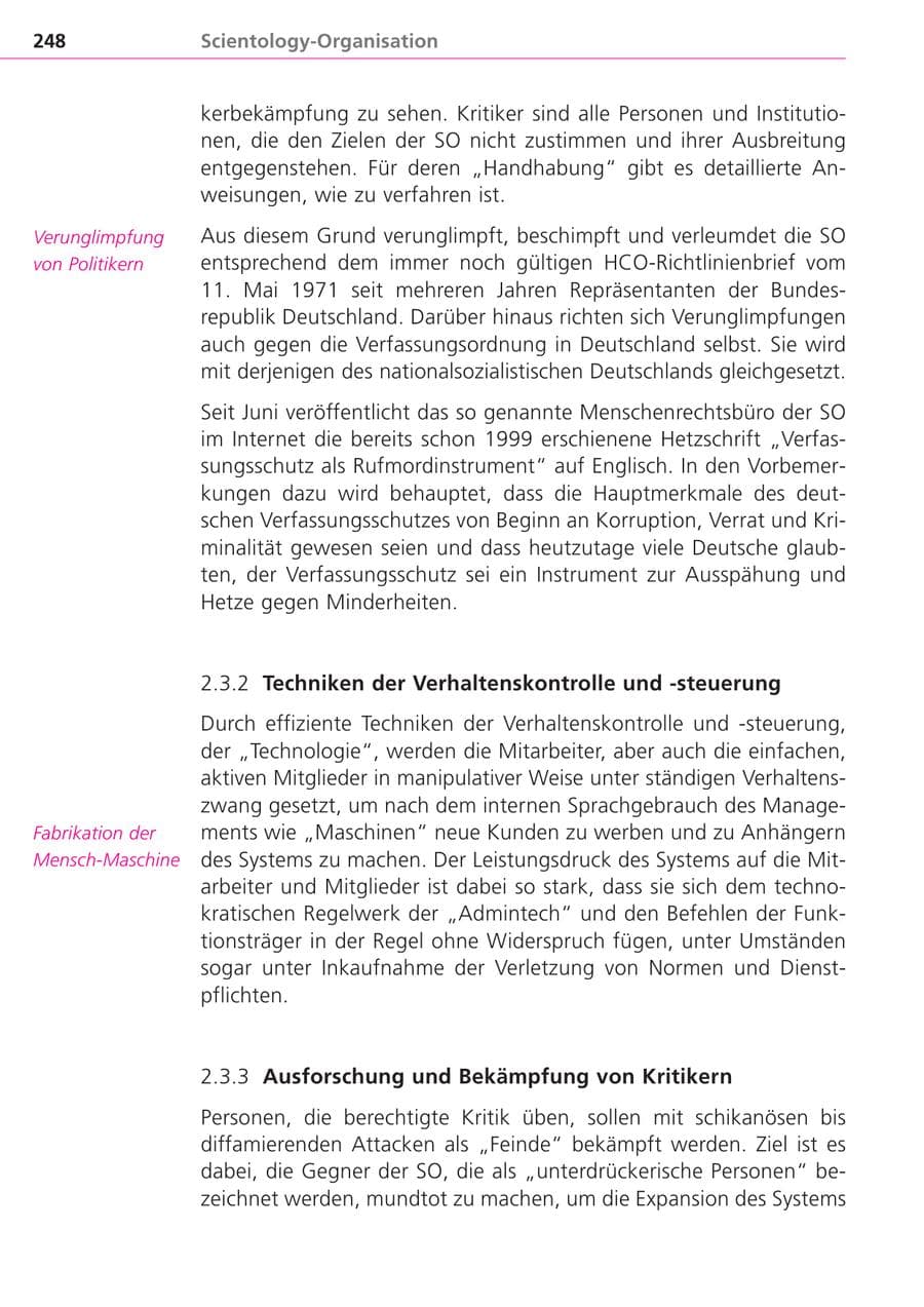 Seite 248 des Verfassungsschutzbericht 2004 Bayern