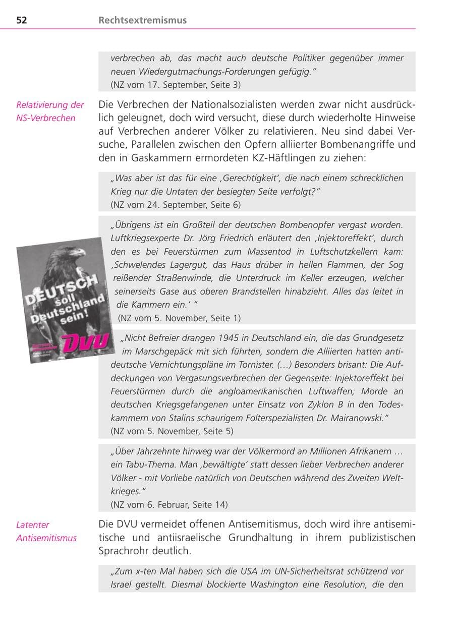 Seite 52 des Verfassungsschutzbericht 2004 Bayern
