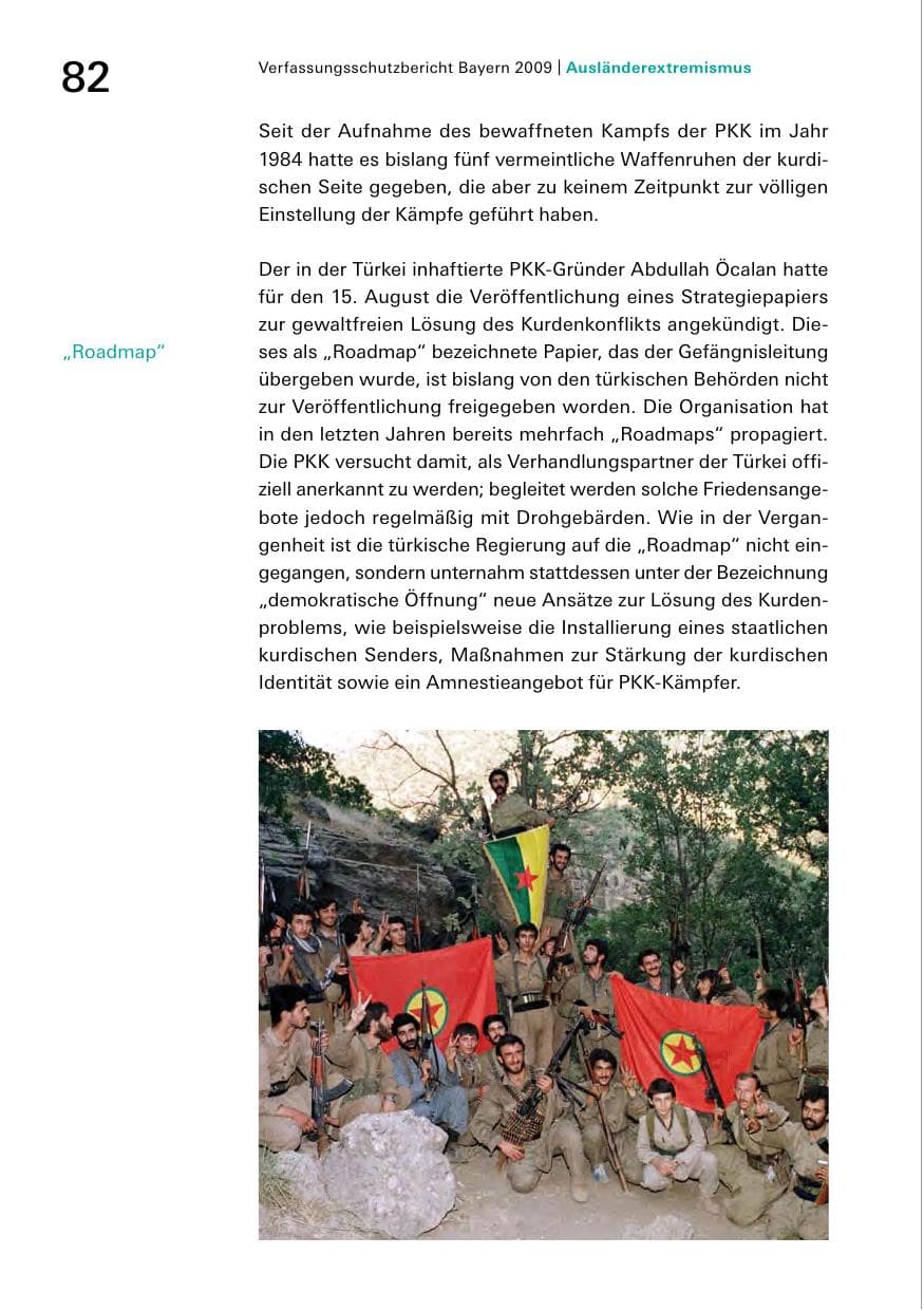 Seite 84 des Verfassungsschutzbericht 2009 Bayern