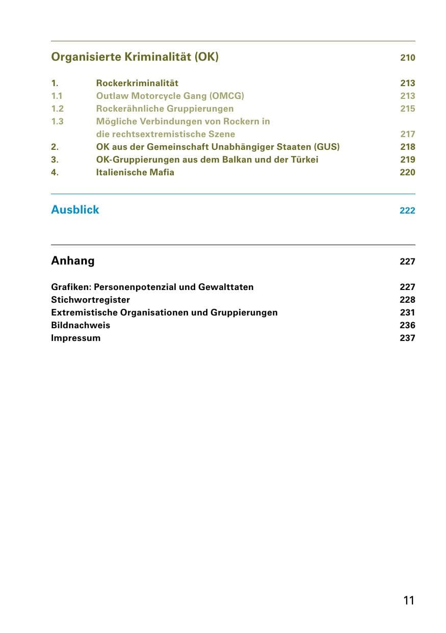 Seite 13 des Verfassungsschutzbericht 2014 Bayern