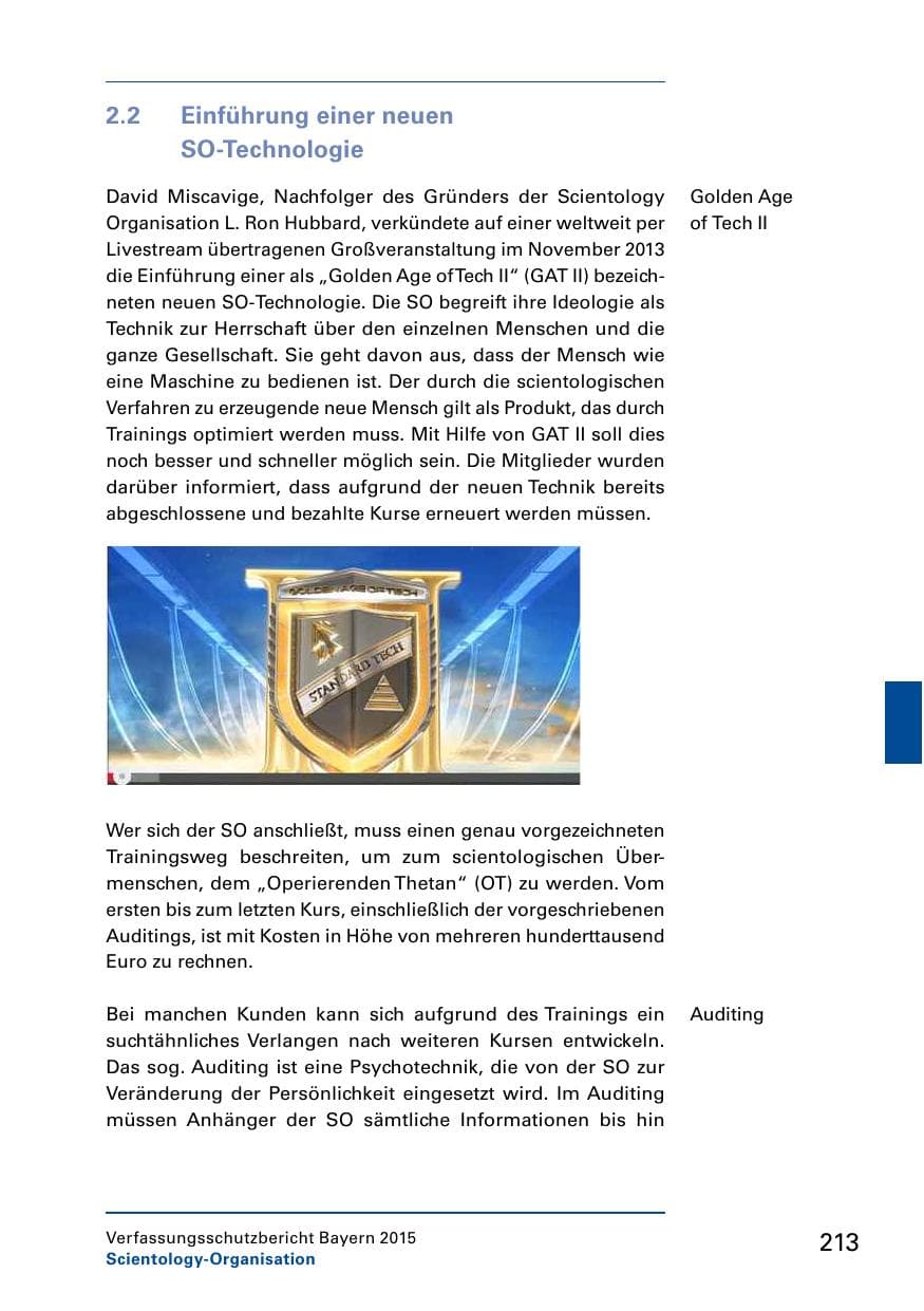 Seite 215 des Verfassungsschutzbericht 2015 Bayern