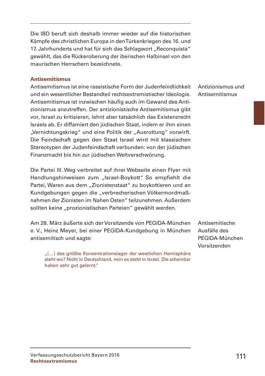 Seite 113 des Verfassungsschutzbericht 2016 Bayern