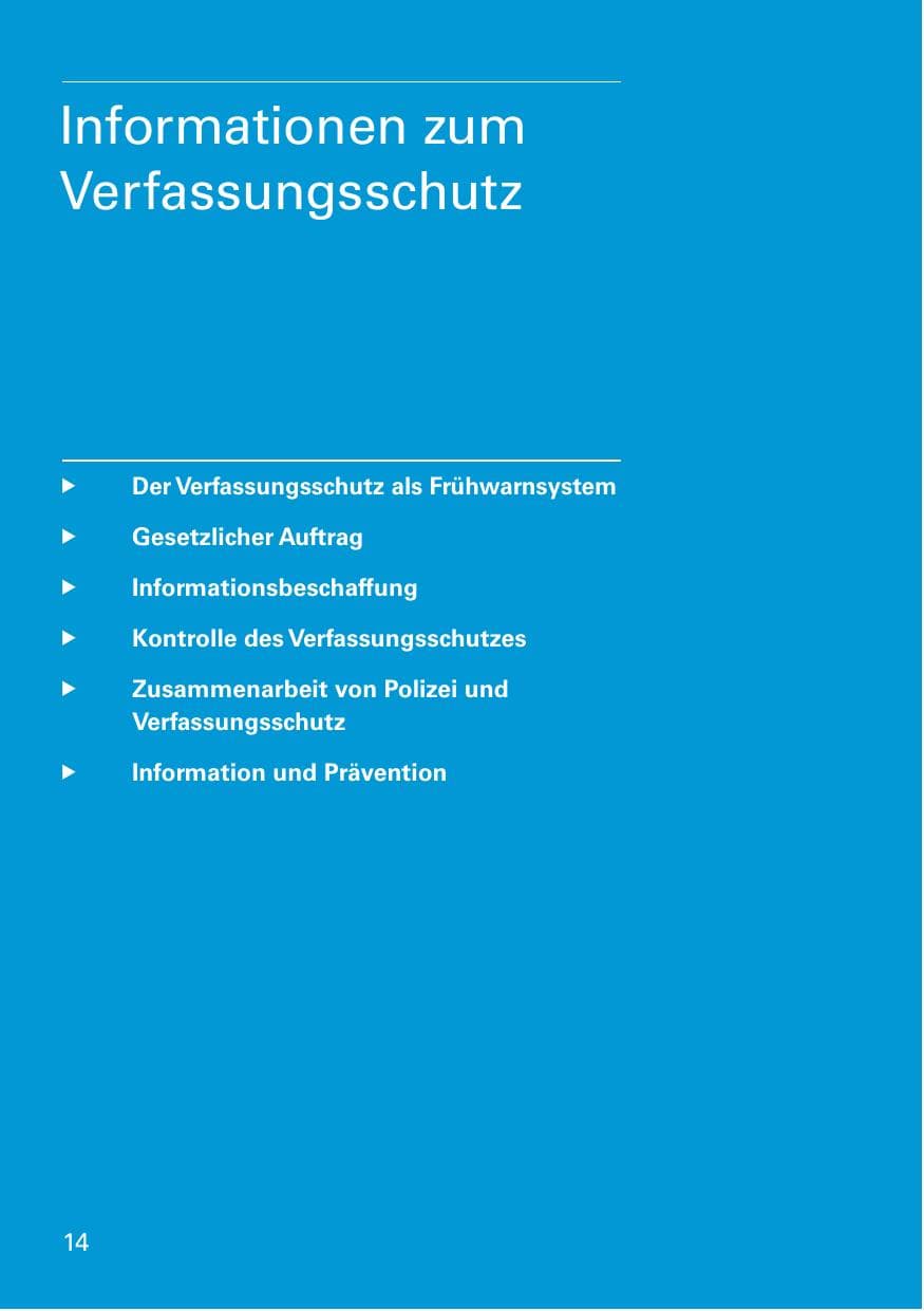 Seite 16 des Verfassungsschutzbericht 2016 Bayern