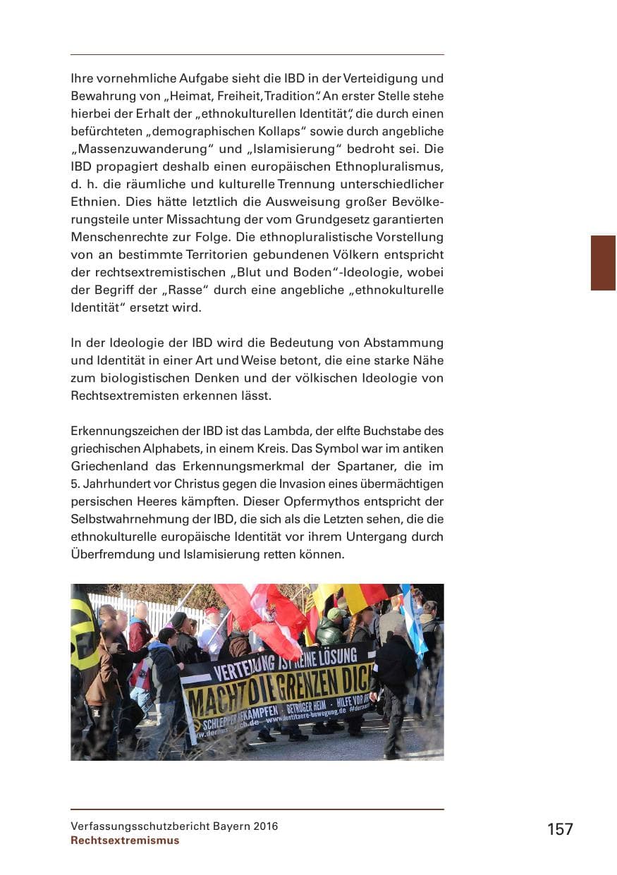 Seite 159 des Verfassungsschutzbericht 2016 Bayern