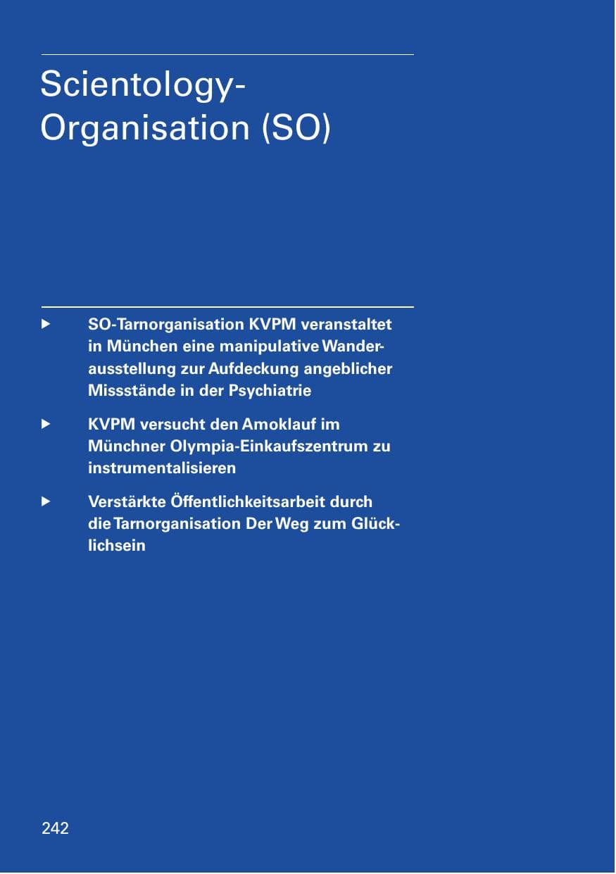 Seite 244 des Verfassungsschutzbericht 2016 Bayern