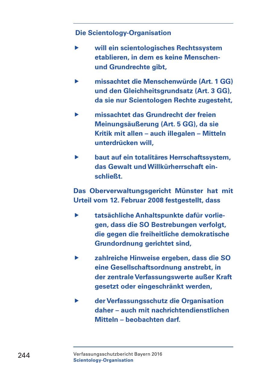 Seite 246 des Verfassungsschutzbericht 2016 Bayern