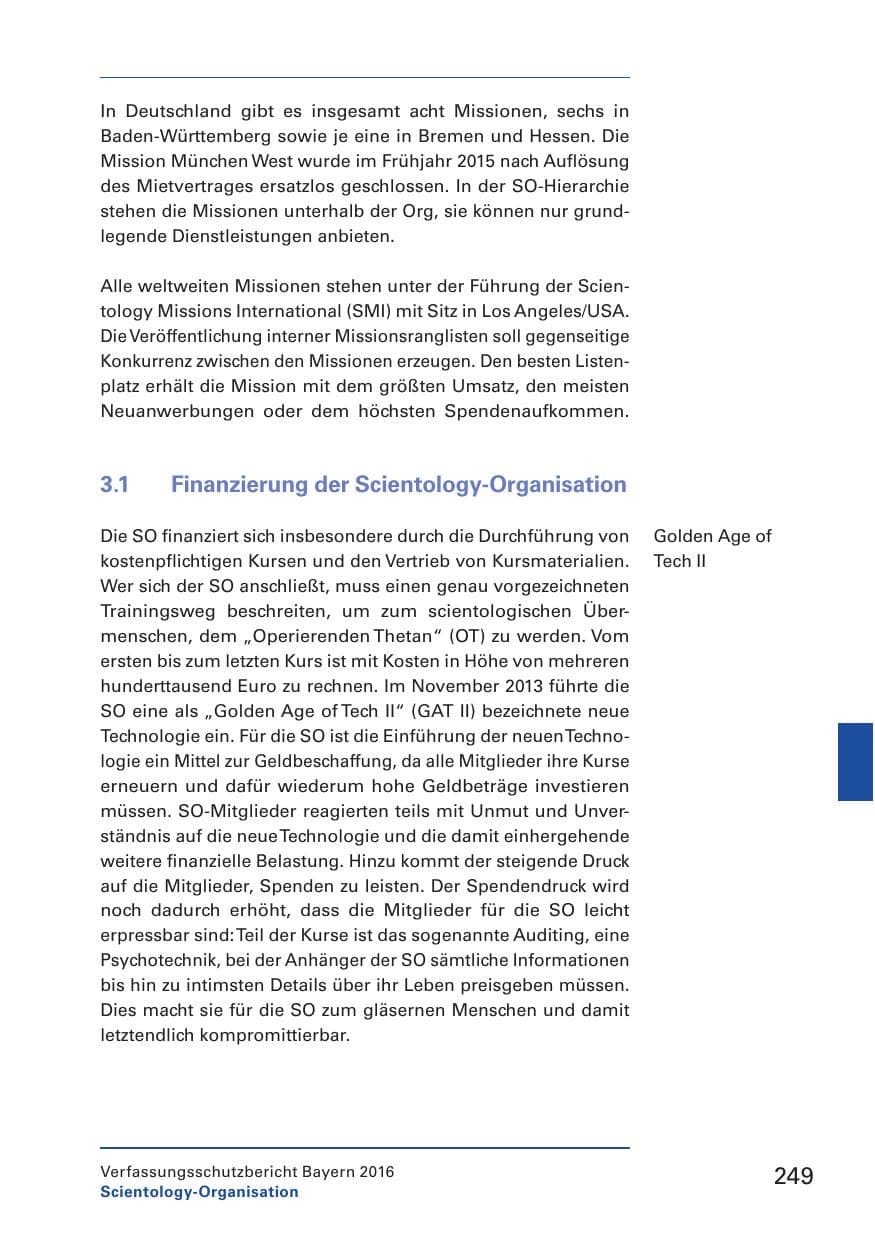 Seite 251 des Verfassungsschutzbericht 2016 Bayern