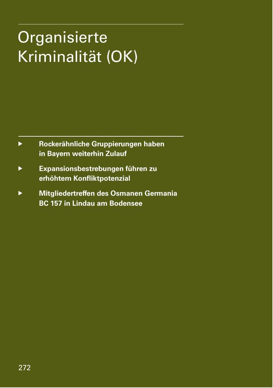 Seite 274 des Verfassungsschutzbericht 2016 Bayern
