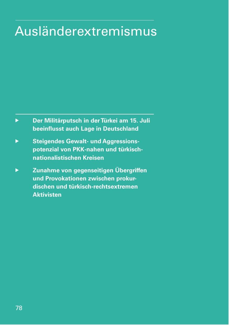 Seite 80 des Verfassungsschutzbericht 2016 Bayern