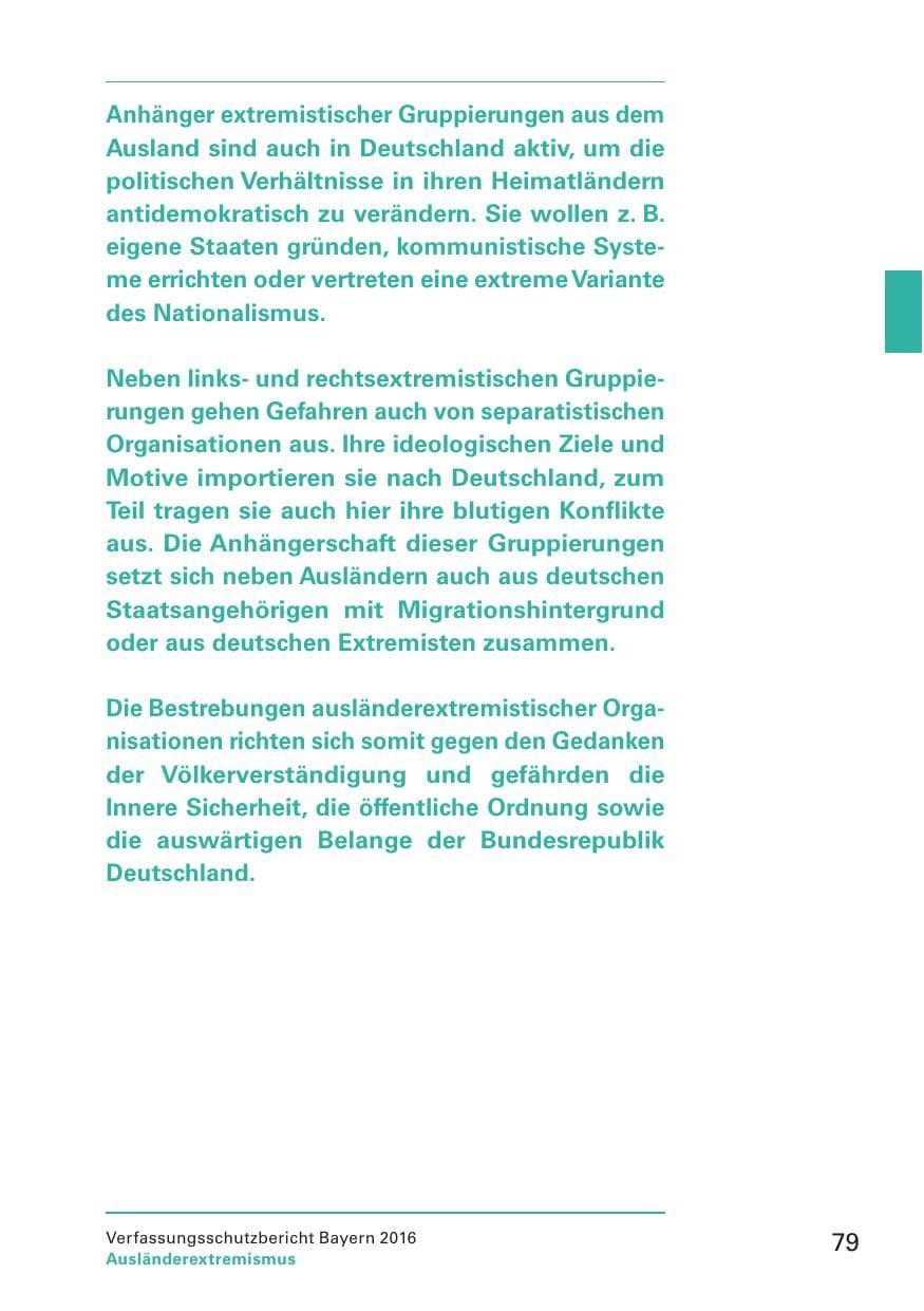 Seite 81 des Verfassungsschutzbericht 2016 Bayern