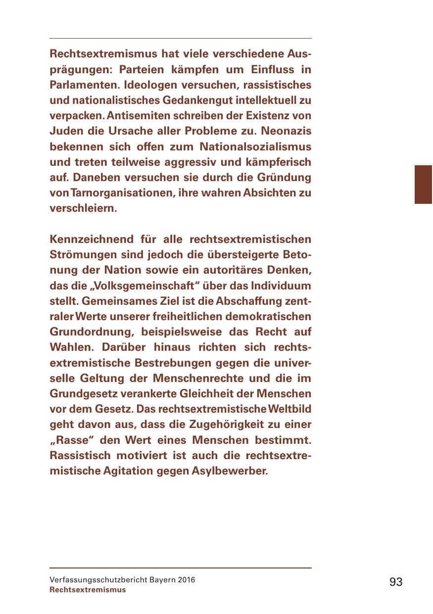 Seite 95 des Verfassungsschutzbericht 2016 Bayern
