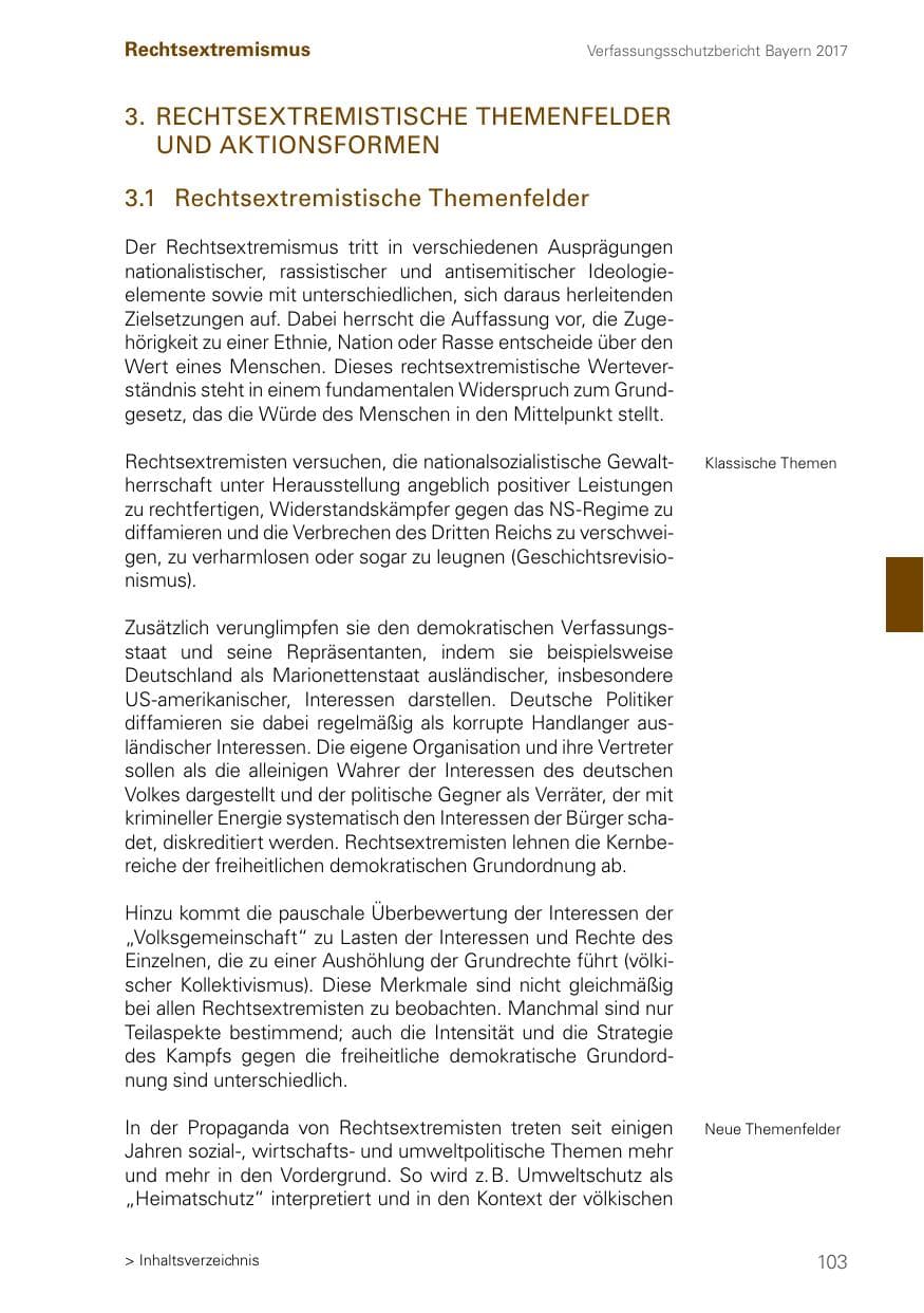Seite 103 des Verfassungsschutzbericht 2017 Bayern