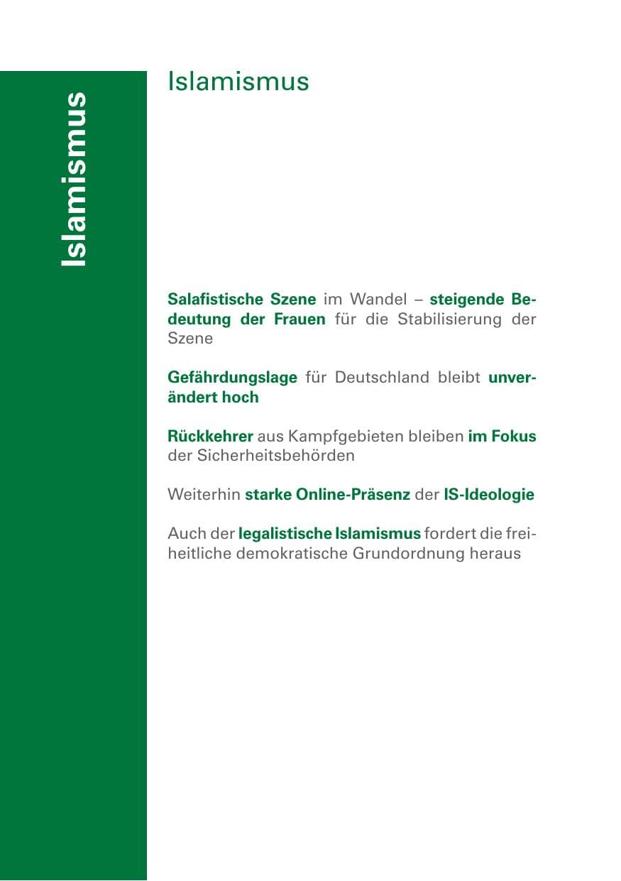 Seite 30 des Verfassungsschutzbericht 2019 Bayern