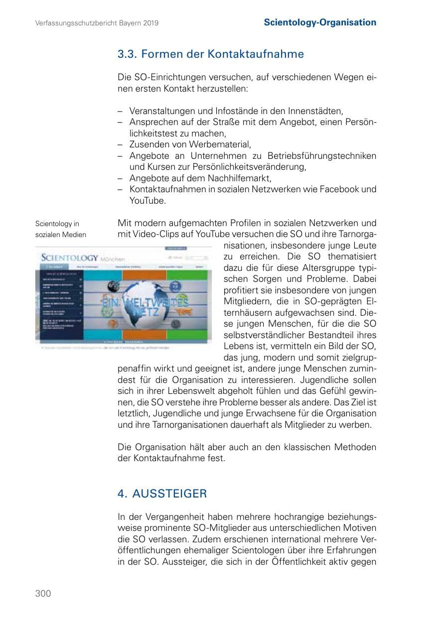 Seite 300 des Verfassungsschutzbericht 2019 Bayern