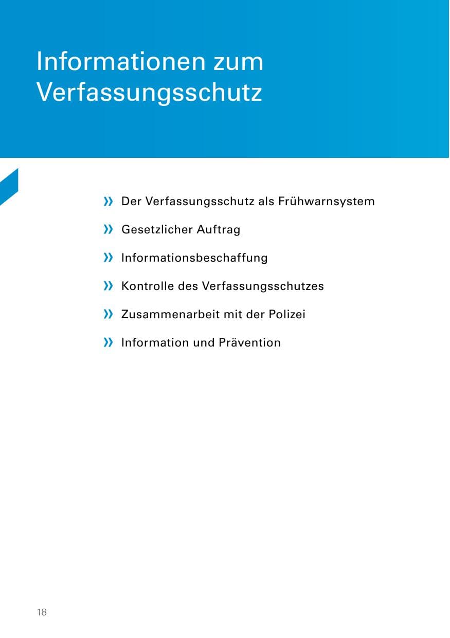Seite 18 des Verfassungsschutzbericht 2021 Bayern