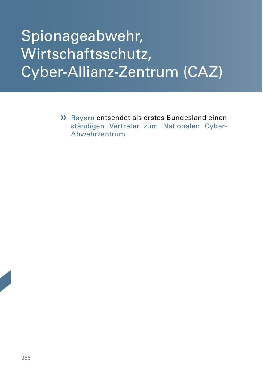 Seite 366 des Verfassungsschutzbericht 2021 Bayern