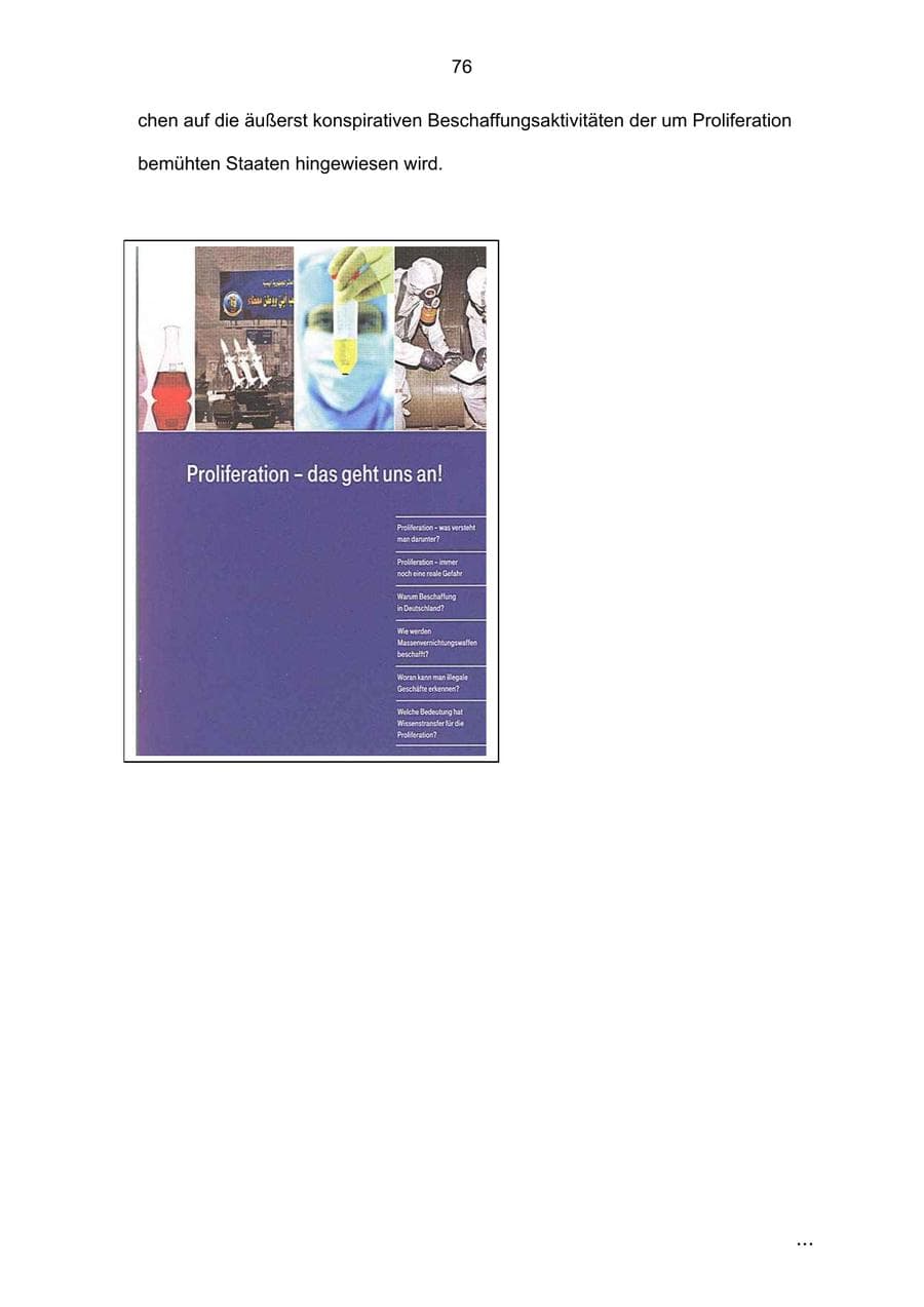 Seite 76 des Verfassungsschutzbericht 2002 Bremen