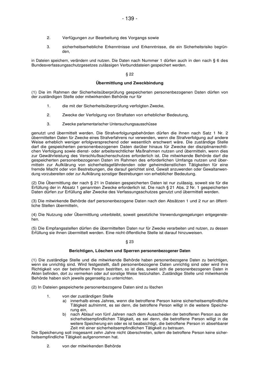 Seite 139 des Verfassungsschutzbericht 2007 Bremen
