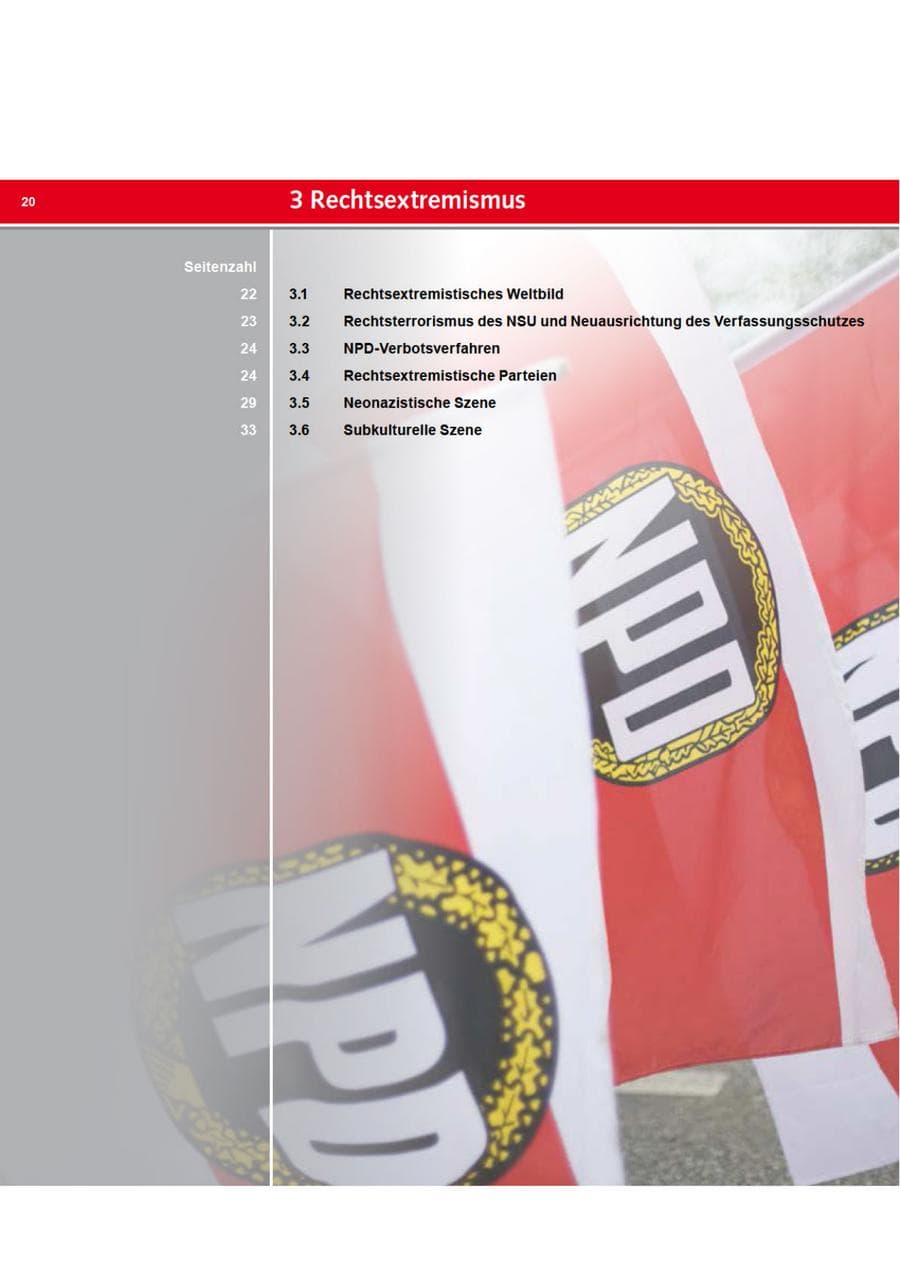 Seite 20 des Verfassungsschutzbericht 2012 Bremen