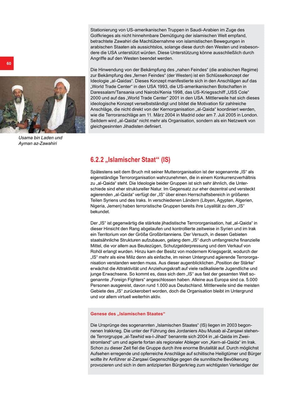 Seite 60 des Verfassungsschutzbericht 2017 Bremen