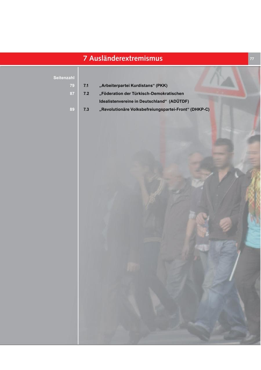 Seite 77 des Verfassungsschutzbericht 2017 Bremen