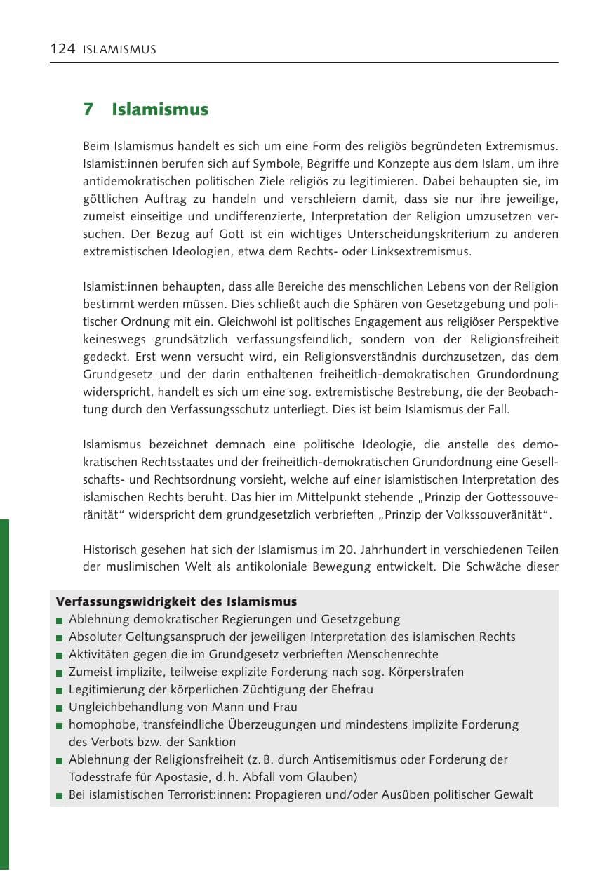 Seite 123 des Verfassungsschutzbericht 2023 Bremen