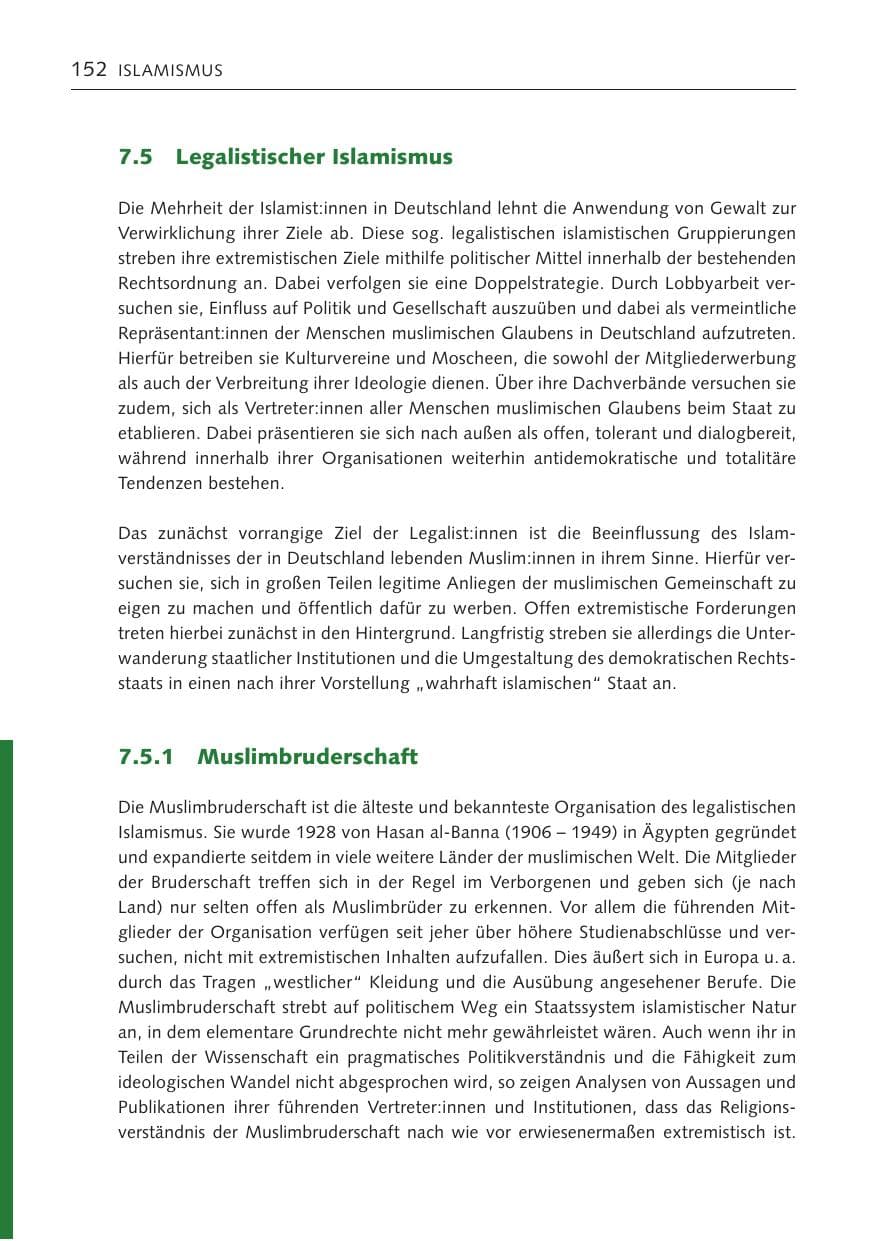 Seite 151 des Verfassungsschutzbericht 2023 Bremen