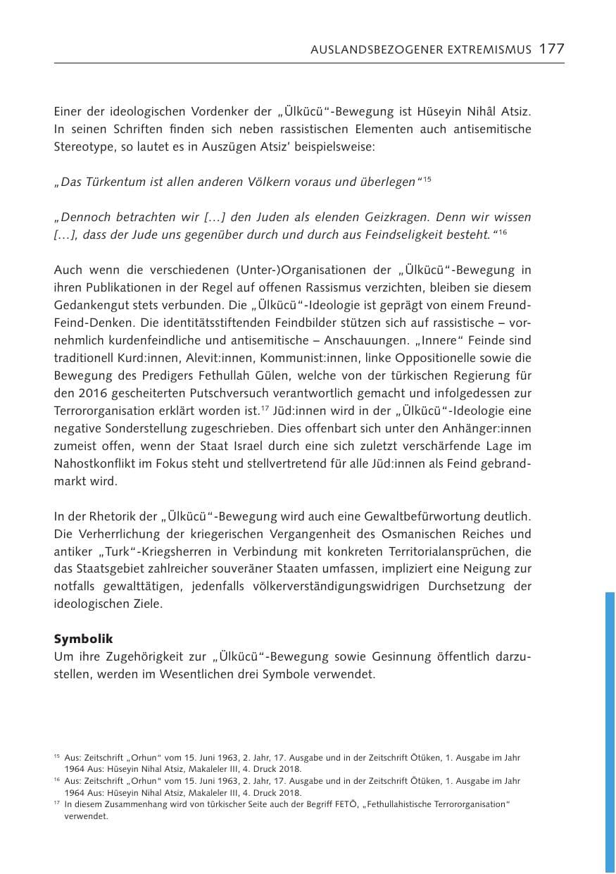 Seite 176 des Verfassungsschutzbericht 2023 Bremen